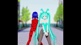 MMD Miraculous X Vocaloid Miku Bunny Brooklyn Blood Pop Dance Dance Project Animation