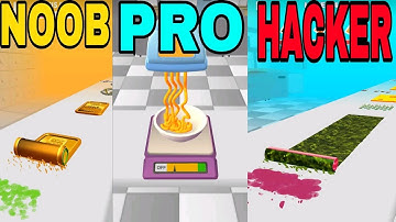 NOOB vs PRO vs HACKER ||SUSHI ROLL 3D|| (FORT)All Levels Gameplay Android,ios (Level 2 - 3)