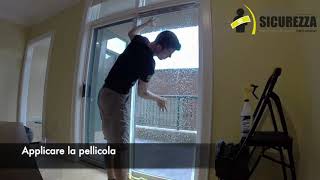 Video: Pellicola effetto specchiato per finestre e vetrate colore argento/blue