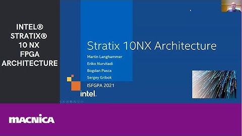 Intel Stratix 10 NX FPGA Architecture