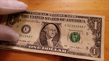 REVERSE INK ERROR AND STARNOTE Bill Searching Pocket Change for Profit