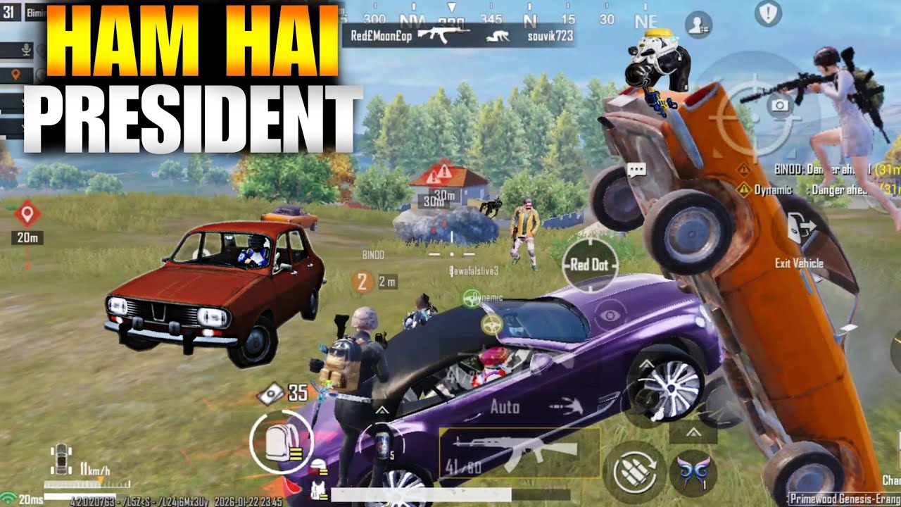 BIRJUWA HAI AAJ KA PRESIDENT 🤣 BGMI FUNNY COMMENTARY VIDEO 