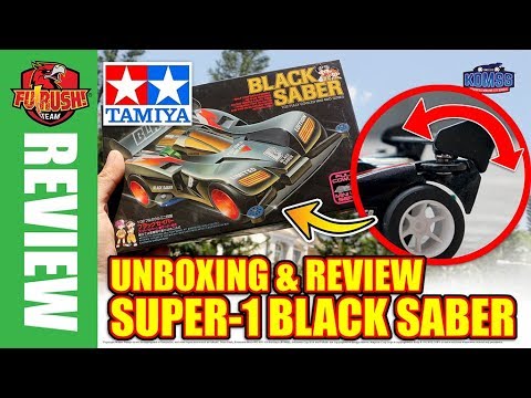 ミニ四駆 TAMIYA Black Saber SUPER-1, Yuk Unboxing dan Rakit