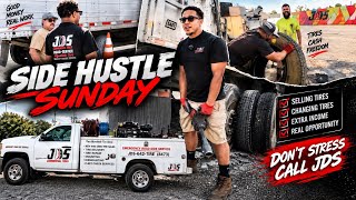 SIDE HUSTLE SUNDAY | HUSTLING SEMI TRUCK TIRES