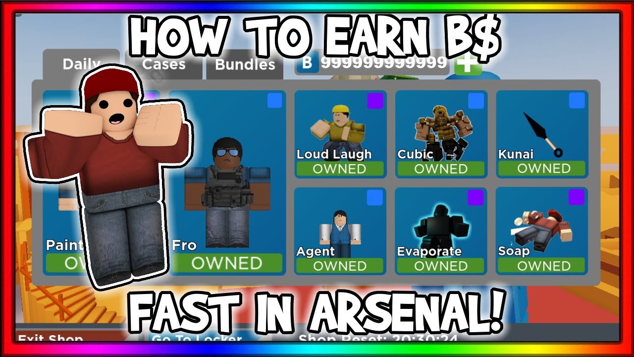 How To Get Cash Faster In Arsenal Earn Money Faster In Arsenal 2020 Roblox Youtube - roblox how to earn money