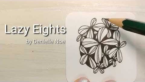 How to draw Tangle Pattern 