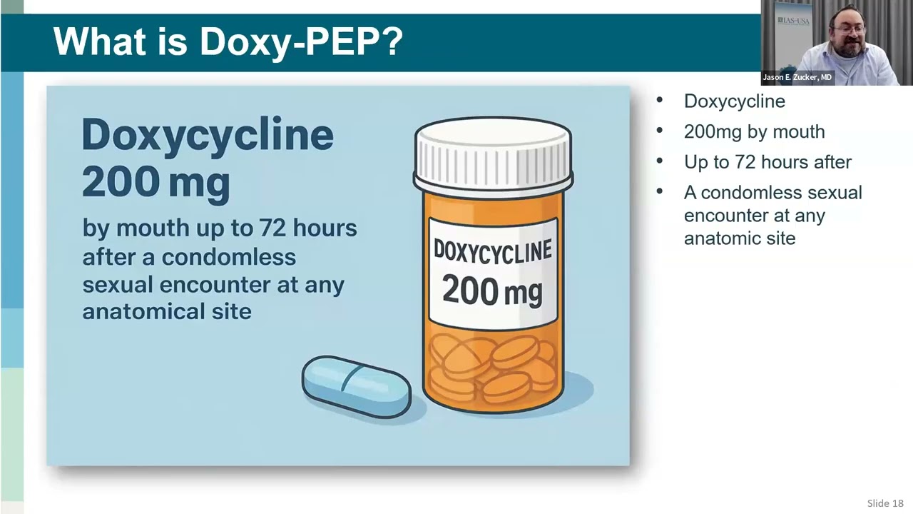 doxycycline and glp 1 Promises and Complications of Doxy-PEP for the Prevention of STIs in People  With HIV: Complex Cases