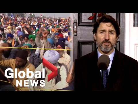 India farmer protests: Trudeau says Canada will "always stand up" for peaceful protests