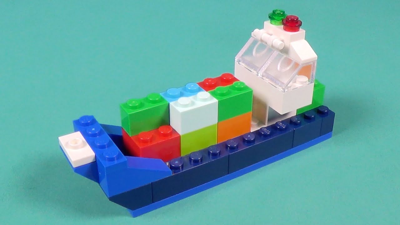 Lego Tanker Building Instructions - Lego Classic 10695 