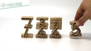 RE-Wood®-Stapelzahlen - Tutorial "Addition"
