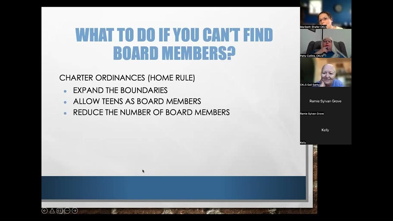 Tuesdays with CKLS What Every Board Member Needs to Know YouTube