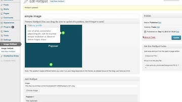Image Map HotSpot draggable backend for WordPress