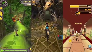 Temple Run 2 Lost Jungle VS Lara Croft Relic Run VS Danger Dash Android Gameplay HD