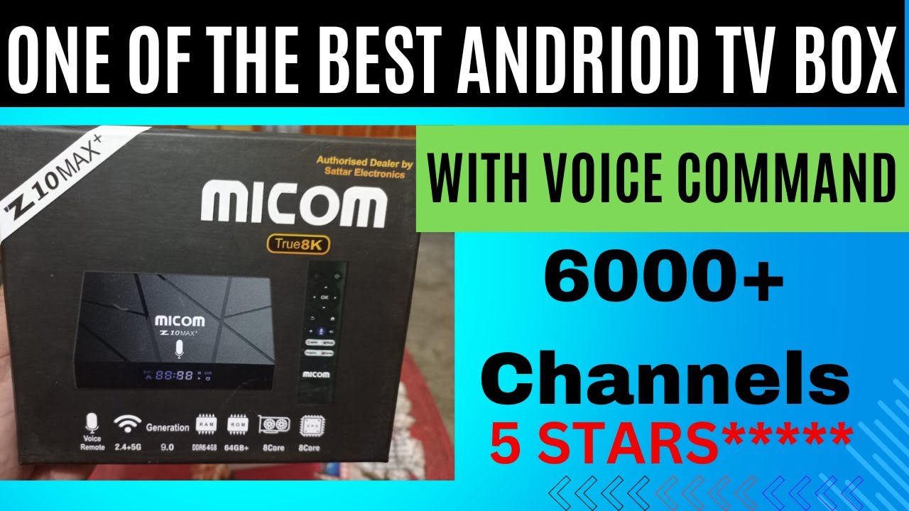 Micom Android Box Latest Andriod TV Box/Best 8K Andriod TV Box Price in Pakistan/Micom ...