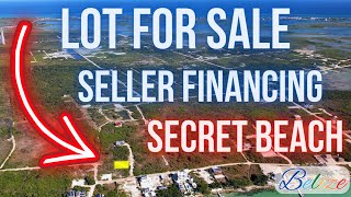 5th Row Lot for Sale WITH Seller Financing Option | Secret Beach BELIZE Real Estate