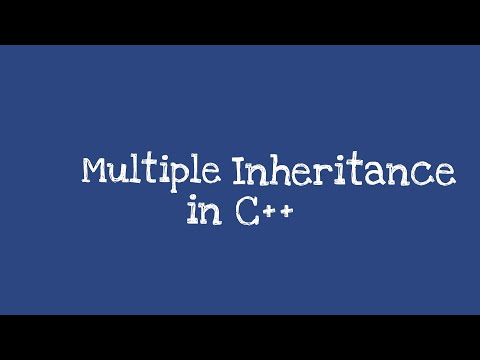 Multiple Inheritance | Inheritance in C++ Programming(Part 5) | By Professor Pankaj Gupta | BIIT