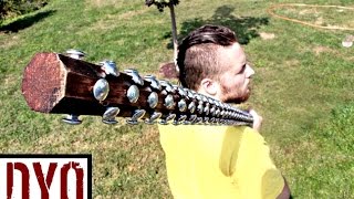 Homemade Samurai War Club Kanabo Test