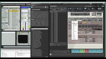 Demo - Map Kontakt controls to Komplete Kontrol