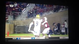 Stanford's Francis Owusu's catch of the decade! 10-16-15