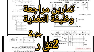 تمارين وظيفة التغذية الجزء 2