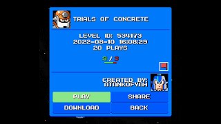 Mega Man Maker v1.7.5: TRIALS OF CONCRETE (ID: 534173)