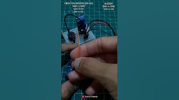 Make a simple earthquake alarm with arduino and vibrate sensor (SW-420) in 25 seconds #arduino