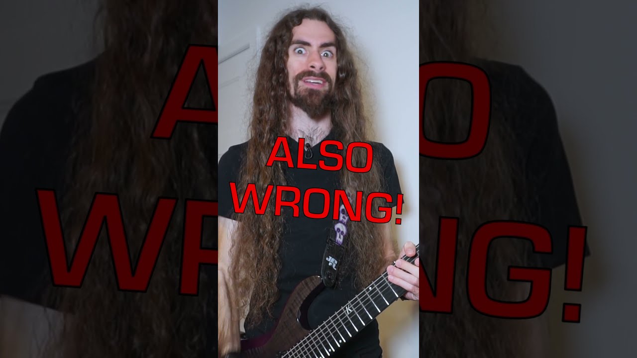 You play the THUNDERSTRUCK riff wrong! #acdc
