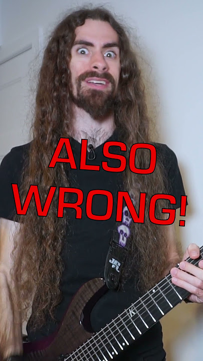 You play the THUNDERSTRUCK riff wrong!  #acdc
