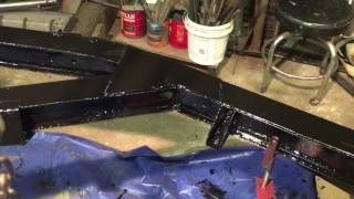 1973 Triumph TR6 Frame Repair - all new paint