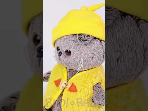 Basik Baby в шапочке и меховом жилете BB-107