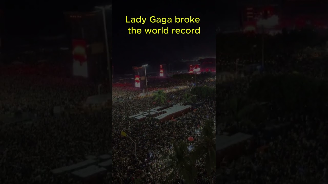 Lady Gaga Breaks Record for Highest Attended Solo Concert 🎤👑