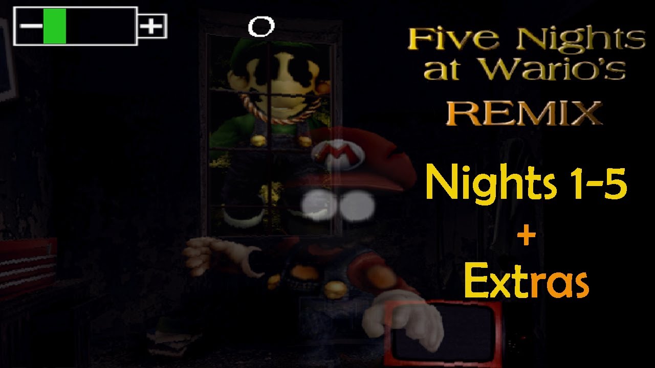 Five Nights at Wario's: Remix | Nights 1-5 + Extras