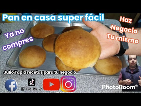 Ya no compres ahora hazlo y vendelo tu. Pan de agua sin huevo receta facil para  negocio - YouTube