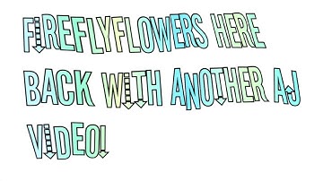 AJPW Intro Contest! OPEN 2020! // #FireflyFlowersAJIntro