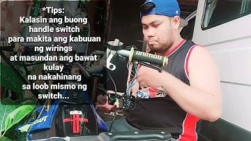 INSTALLING DOMINO HONEYWELL HANDLE SWITCH ON RAIDER 150FI...