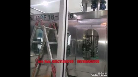 Monoblock 3 in 1 Machine / Filling Machine / AMDK / Bottle Filling Machine / Rotary Filling Machine