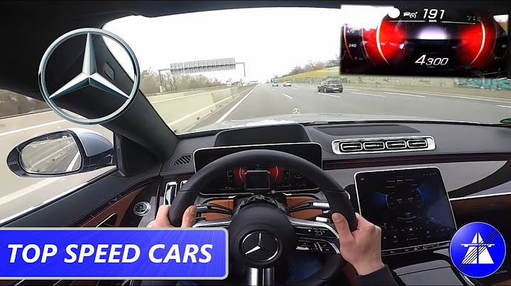 2021 Mercedes-Benz S Class W223 S400D TOP SPEED DRIVE ON GERMAN AUTOBAHN