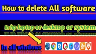 window 10 me software delete kaise kare || windows 10 uninstall programs not working screenshot 5