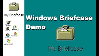 Windows Briefcase Demo @NostalgiaWindows1