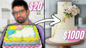 I Turned a $20 Grocery Store Cake into a $1000 Wedding Cake