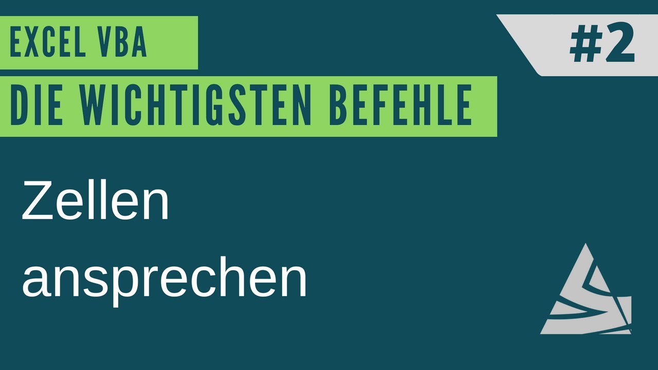 Excel Vba Die Wichtigsten Befehle 2 Zellen Ansprechen Zelleneintrage Ausschneiden Kopieren