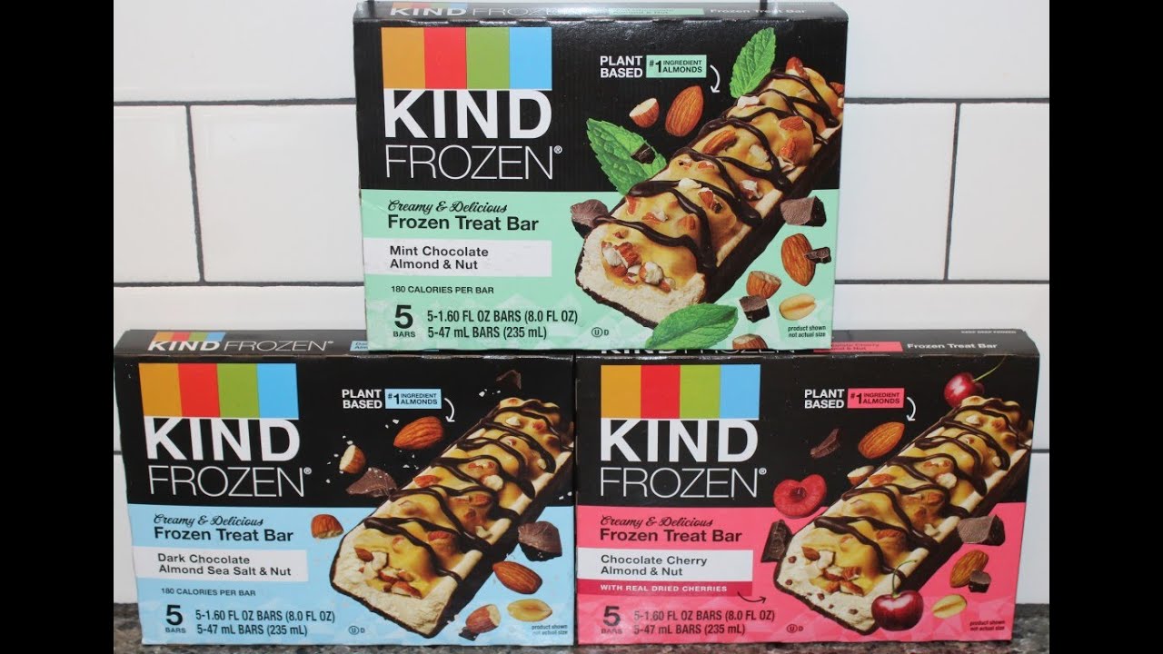 Kind Frozen, Dark Chocolate Almond Sea Salt Bar, 1.60 oz (24 count) –  icecreamsource