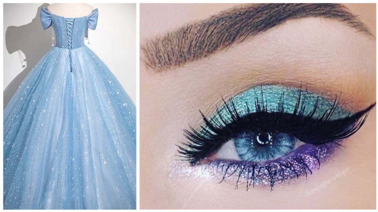 How to create a beautiful simple eyes makeup look 😍 makeup look