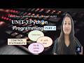 CBSE Class 11 AI 843 |Control Statements l Python Programming l Part 2