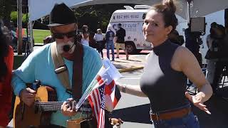 "Zip Trip Saugus" (6/27/25) Singing to Boston 25 TV Anchor-"Nicole" and Weather Lady "Shiri"