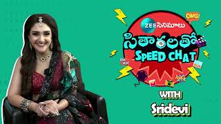 Sitharalatho Speed Chat Ft. Sri Devi | Super Jodi I Zee Cinemalu