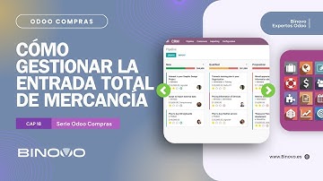 ODOO Compras | Tutorial 18 📌 Entrada total de mercancía en Odoo