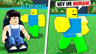 WORKING HUMAN ROBOT IN Build a Boat! 🤖 *Robot AI*