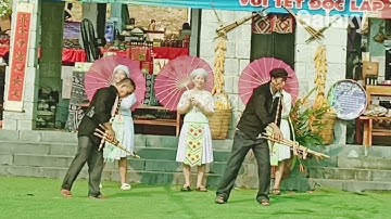 Múa khèn Mông - đồng bào dân tộc Mông Trắng tỉnh Thái Nguyên