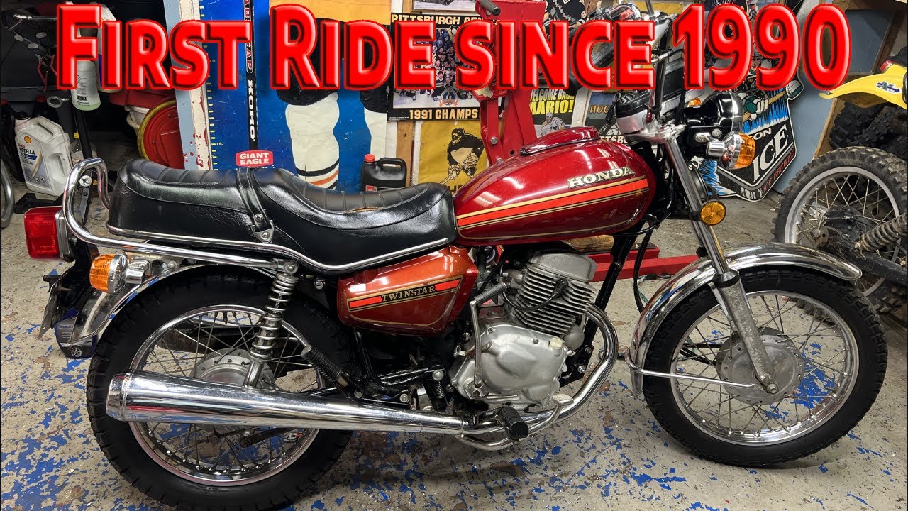 1979 Honda Twinstar: first ride in 34 years - YouTube